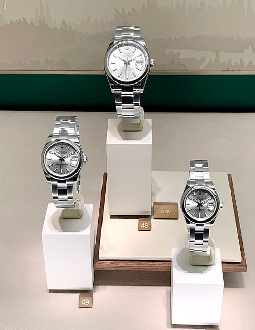 ロレックス デイトジャスト 偽物 36mm シルバー オイスターブレス ドームベゼル 126200