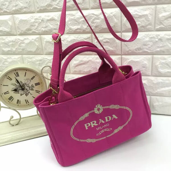 新色 プラダ トートバッグ コピーレアなCANAPA★PEONIAピンク 1BG439