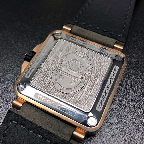 ベル&ロス BR 03-92 ダイバー グリーン ブロンズ BR0392-D-G-BR/SCA