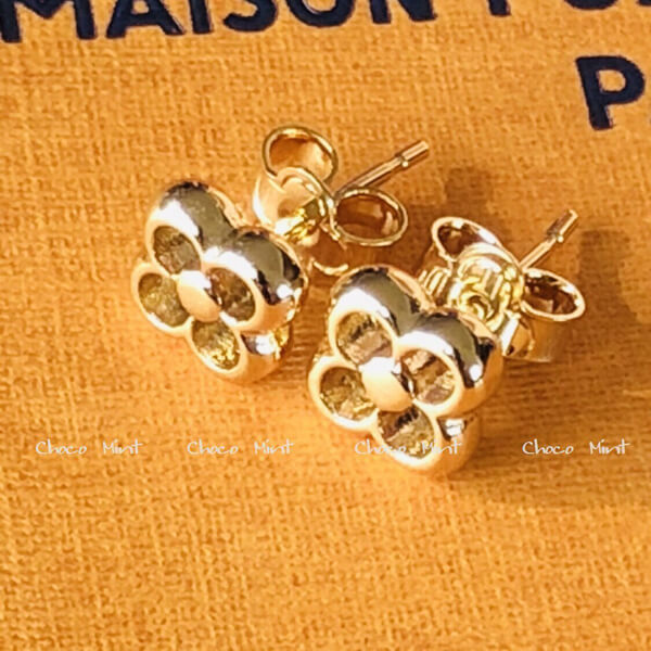 ルイヴィトンコピー ★フラワーデザインのフラワーフルピアス M68131