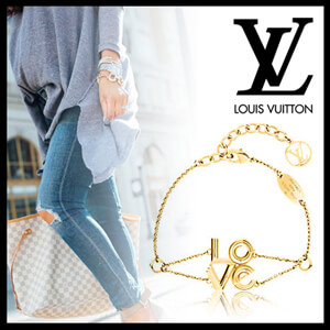 ギフトに!!ルイヴィトンコピー ★LV&ME LOVE ゴールド ブレスレット M62844