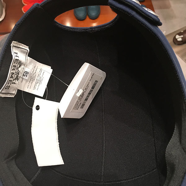 国内より!エルメス《Nevada》メンズ キャップ 帽子 新品 ブラック