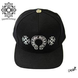 CHROME HEARTS★クロムハーツ キャップ コーデ レプリカ【ホースシュー&プラス】◆ メンズキャップ