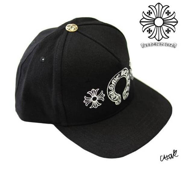 CHROME HEARTS★クロムハーツ キャップ コーデ レプリカ【ホースシュー&プラス】◆ メンズキャップ