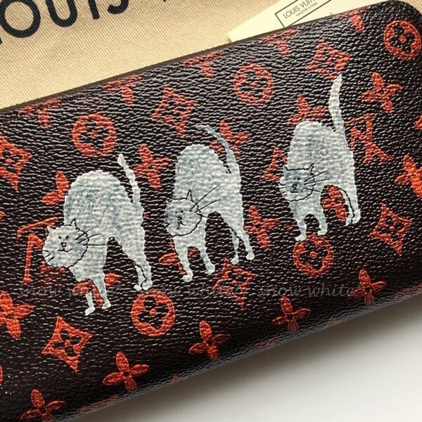 お洒落! ルイヴィトン キャットグラム 偽物 猫&犬 限定 長財布 ルイヴィトン M63875