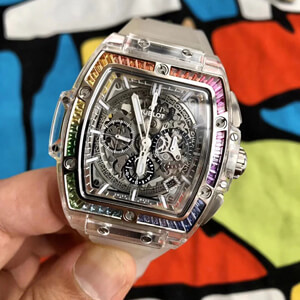 注目度抜群!ウブロ HUBLOT スピリット オブ ビッグバン サファイア レインボー リミテッド 641.JX.0120.RT.4099【スーパーコピー】