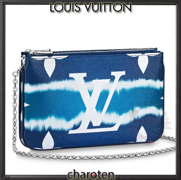 2020新作限定 ルイヴィトン偽物 使える3WAY♡LV ESCALE エスカル ダブルジップショルダー M69124