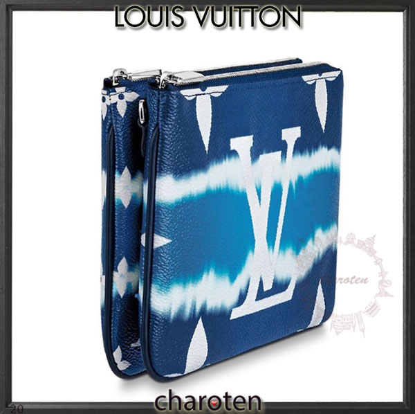 2020新作限定 ルイヴィトン偽物 使える3WAY♡LV ESCALE エスカル ダブルジップショルダー M69124