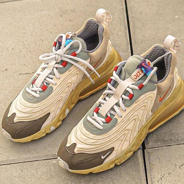 【完売人気】超入手困難品! トラヴィス スコット×ナイキ エアマックス 270 リアクト ライト "Cactus Trails" CT2864-200