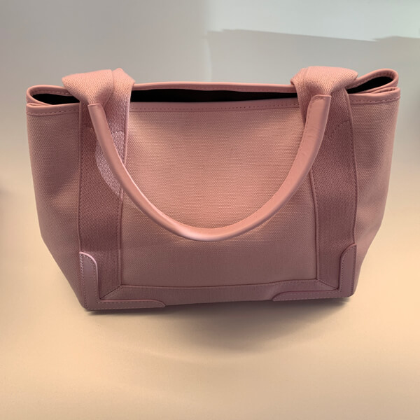 セール☆バレンシアガ トートバッグ コピー バレンシアガ CABAS Sサイズ☆CALF&COTTON☆339933 AQ38N 6881 NATUREL/ROSE