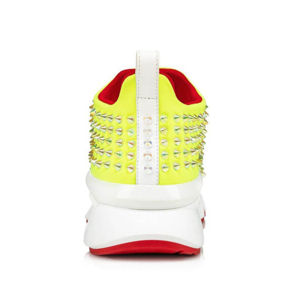新作入手困難 ★ ルブタン Spike Sock Donna Yellow ★ スニーカー 1190555Q662