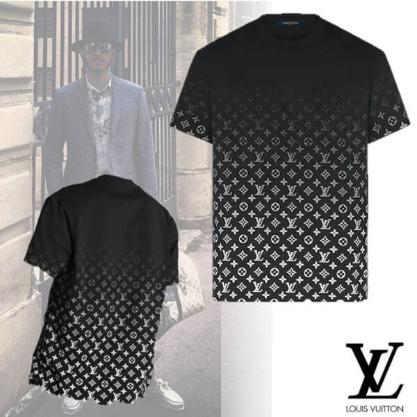 新作ルイ ヴィトン Tシャツ 偽物 モノグラムグラディエント 1A89Z0