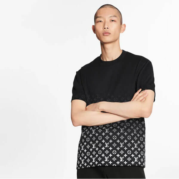新作ルイ ヴィトン Tシャツ 偽物 モノグラムグラディエント 1A89Z0