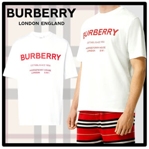 バーバリー Tシャツ コピー BURBERRY/ORSEFERRY PRINT COTTON T-SHIRT
