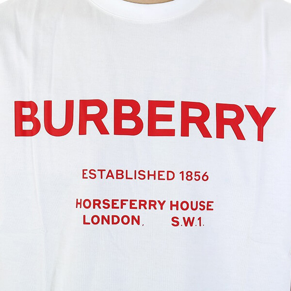 バーバリー Tシャツ コピー BURBERRY/ORSEFERRY PRINT COTTON T-SHIRT