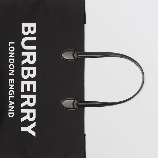 【BURBERRY】バーバリー キャンバストートバッグ コピー ロゴデティール