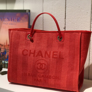 最新作続々入荷中★2020SS シャネル★DEAUVILLE TOTE (M)