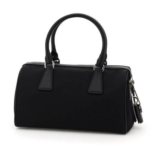 PRADA NYLON AND SAFFIANO LEATHER TOP-HANDLE BAG 1BB845 V W1X 064 F0002