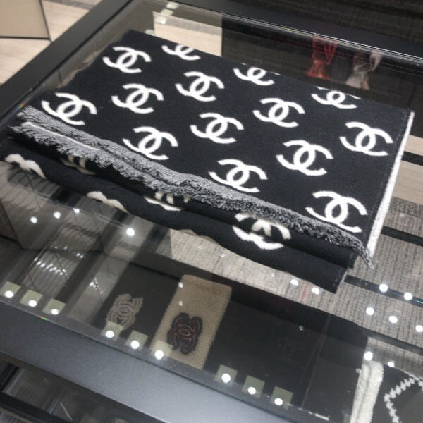 すぐ届く∞シャネル コピー ココマークの大判マフラー 国内発■新作！