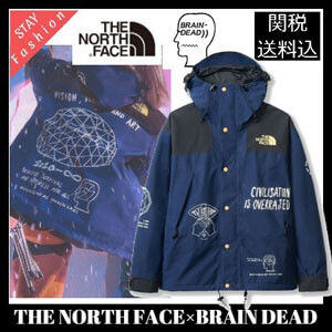 超入手困難 限定コラボ激レア!The North Face×Brain Dead マウンテンパーカ