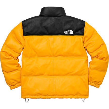 シュプリーム north face 偽物 シュプリーム ノースフェイス ダウン ヌプシ 偽物 レザーダウンジャケット 3色