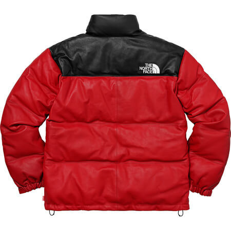 シュプリーム north face 偽物 シュプリーム ノースフェイス ダウン ヌプシ 偽物 レザーダウンジャケット 3色
