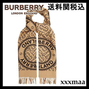 BURBERRY*バーバリー リバーシブル カシミアスカーフ