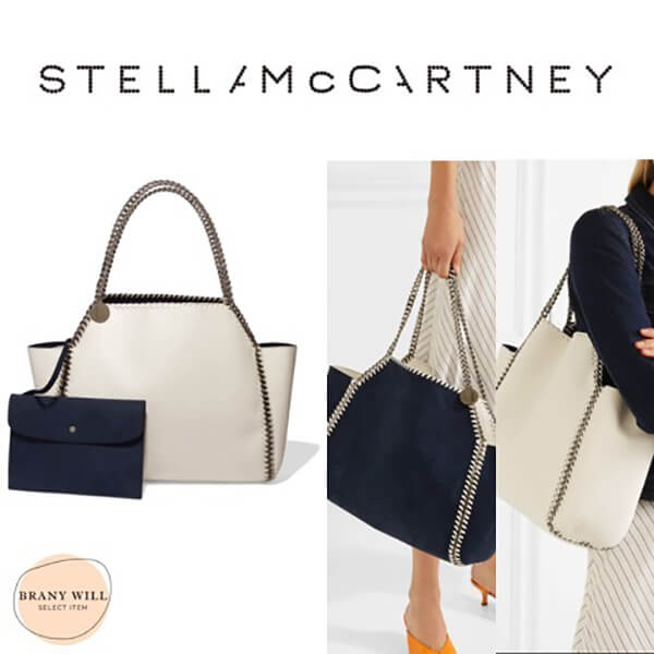 ステラマッカートニー トートバッグ Falabella reversible fauxbrushed-leather