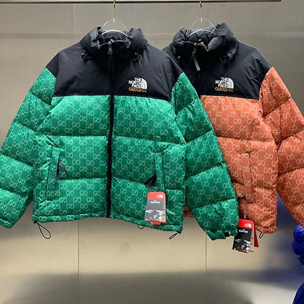ノースフェイス グッチ 偽物 コラボ ダウンジャケット グッチ × The North Face 1996版型 人気話題コラボ!