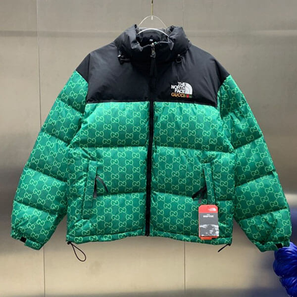 ノースフェイス グッチ 偽物 コラボ ダウンジャケット グッチ × The North Face 1996版型 人気話題コラボ!