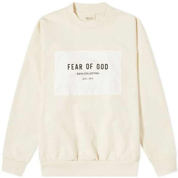 【完売必須】FEAR OF GOD ロゴクルースウェット トレーナー スーパーコピー
