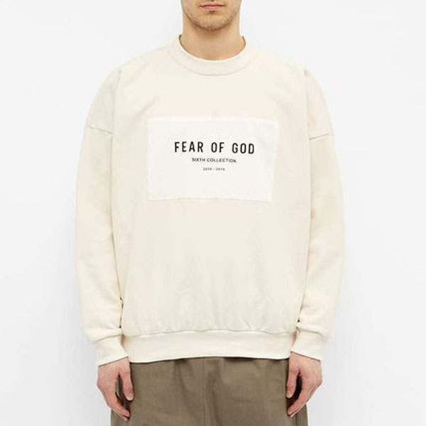 【完売必須】FEAR OF GOD ロゴクルースウェット トレーナー スーパーコピー