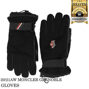 累積売上総額第1位!20/21秋冬【モンクレール GRENOBLE】GLOVES_BLK