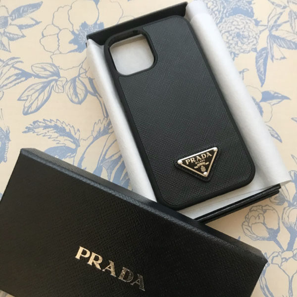 すぐ届く☆ プラダ 全機種対応 サフィアーノレザー ケース