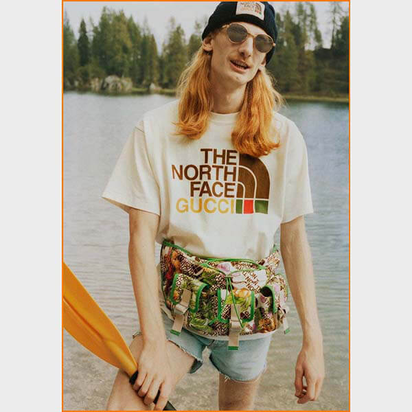 ノースフェイス グッチ tシャツ偽物激安 gucci northface T-SHIRT