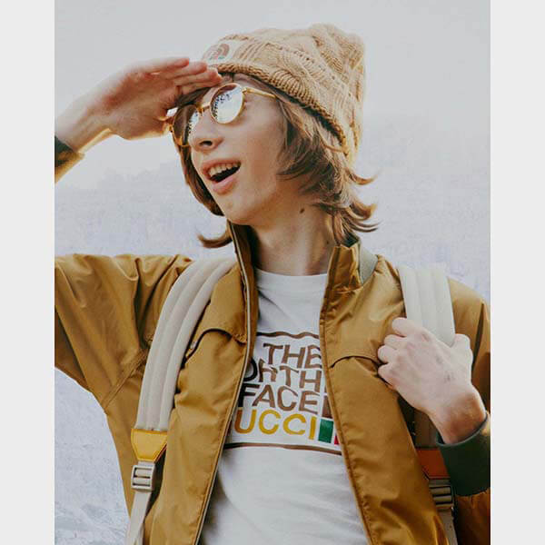 ノースフェイス グッチ tシャツ偽物激安 gucci northface T-SHIRT