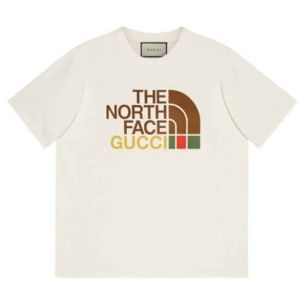 ノースフェイス グッチ tシャツ偽物激安 gucci northface T-SHIRT