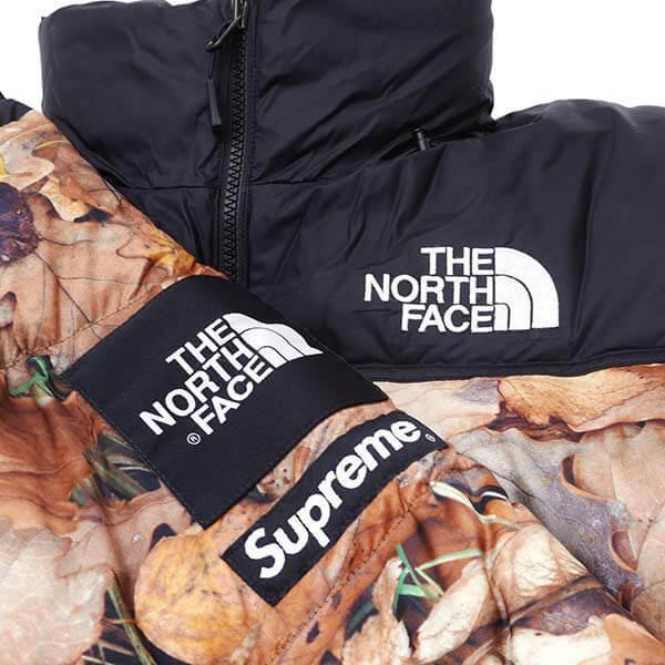 シュプリーム ノースフェイス 偽物 Nuptse Jacket リーフ supreme0112