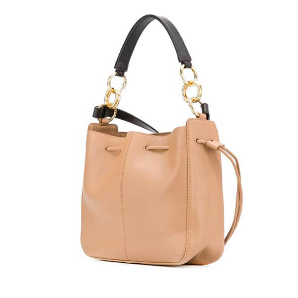 SEE BY CHLOE★Tony Mediumレザーバケットバッグ偽物★CHS19USA06565