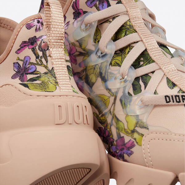 ディオール スニーカー 偽物 D-CONNECT Fleurs du Printemps テクニカルファブリック