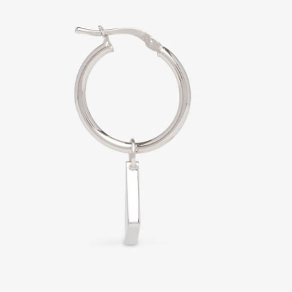 海外限定【PRADA】プラダ ロゴトライアングル フープピアス コピー4色