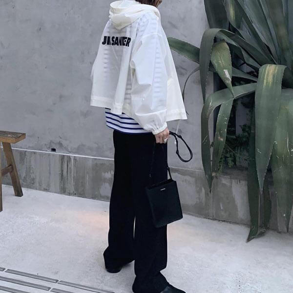 ★関税込★ Jil Sander 新作 ロゴ ブルゾン パーカ偽物JSES420005WS244900A