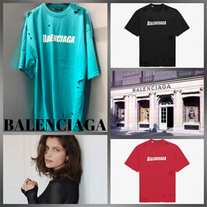 バレンシアガ Boxy CAPS VINTAGE JERSEY Tシャツ コピー651795TKVB