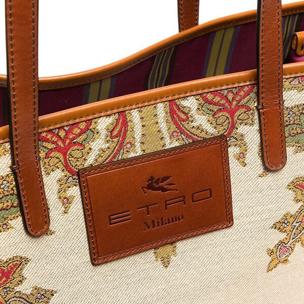 ETRO ペイズリー ジャカード トートバッグ コピー