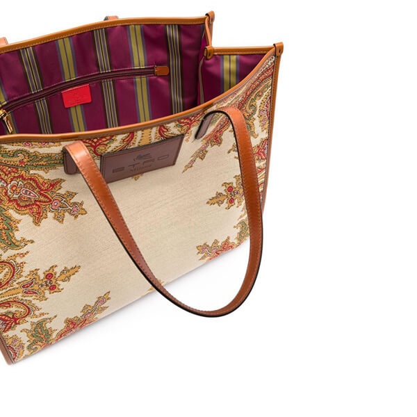 ETRO ペイズリー ジャカード トートバッグ コピー
