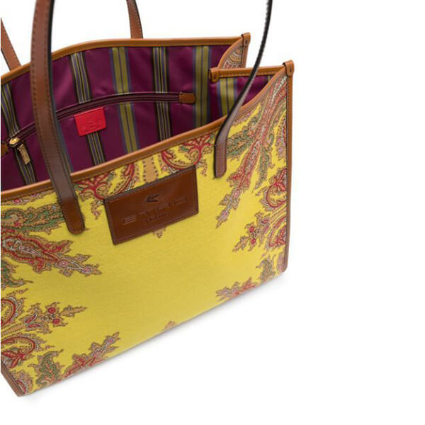 ETRO ペイズリー ジャカード トートバッグ コピー