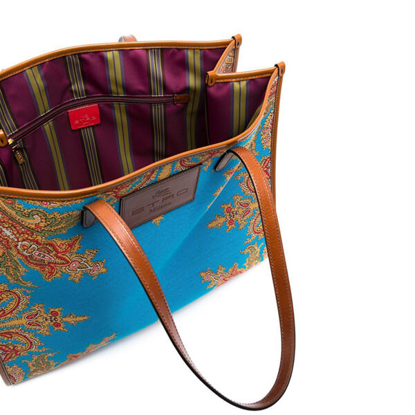 ETRO ペイズリー ジャカード トートバッグ コピー