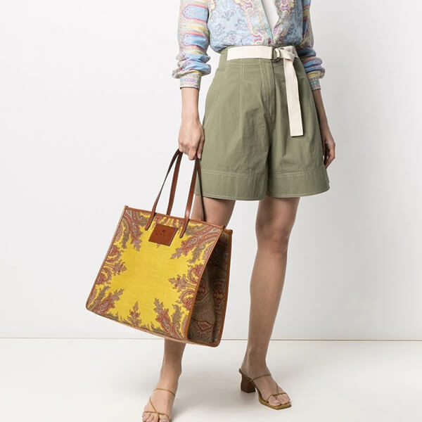 ETRO ペイズリー ジャカード トートバッグ コピー