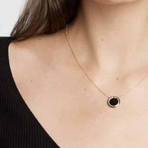 【新作!日本未入荷】Tiffany T ブラックオニキス 偽物 ネックレス