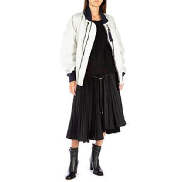 最新作サカイ グレーナイロンボンバージャケット コピー Sacai02